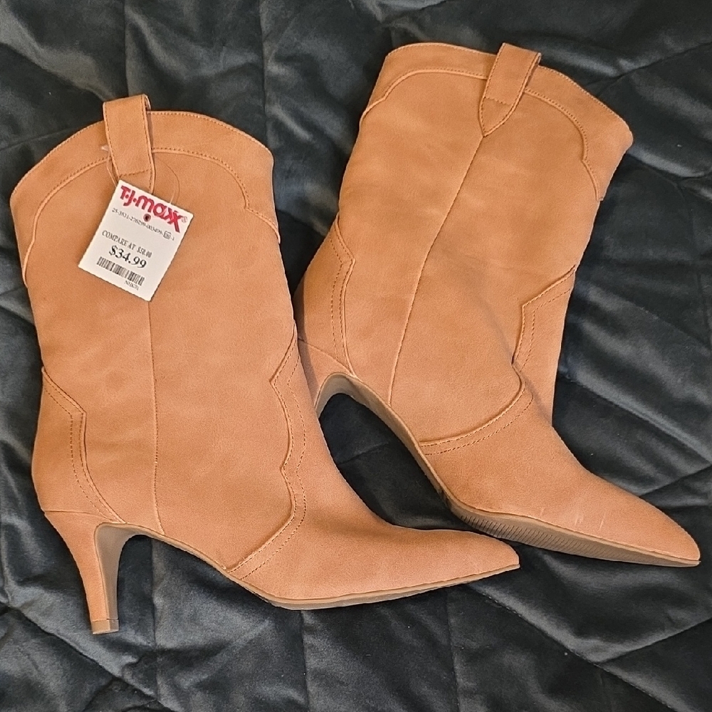DV by Dolce Vita Tan Heeled Boots